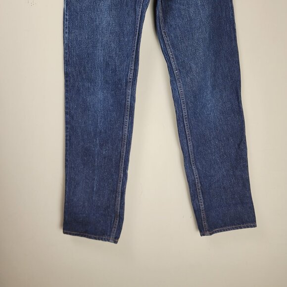 Vintage Levis Womens 555 Low Rise Guy's Fit Blue USA 90s Size 3 Jr - Picture 5 of 14